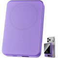 Magnetic Power Bank,10000Mah Wireless Portable Charger with 22.5W Fast Charging USB C In&Out Battery Pack Compatible for Iphone 17/16/15/14/13/12,Samsung,Android Phone Charger,Purple