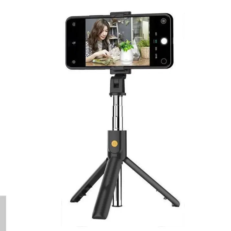 Portable Selfie Stick Wireless Bluetooth Tripods Foldable Bracket for Xiaomi Huawei Iphone Samsung Smartphone Android Ios Holder