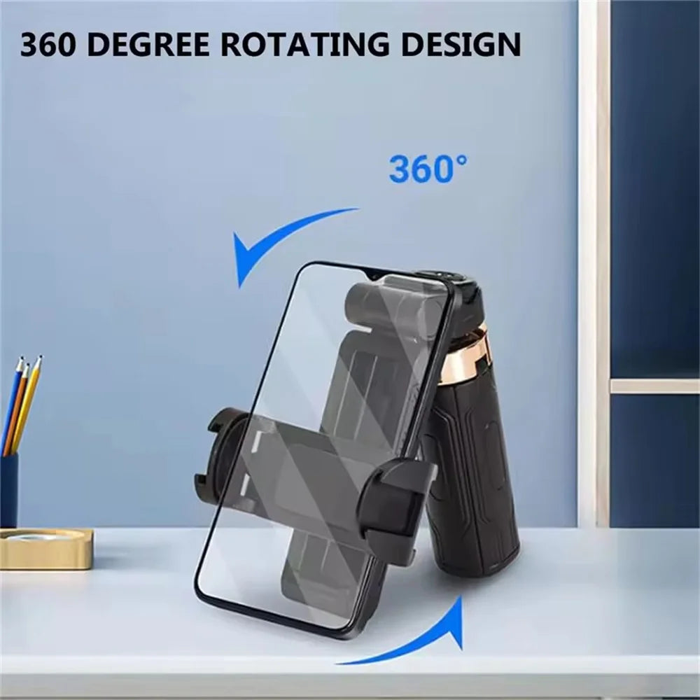 2026 New Tripod,Phone Stand with Bluetooth Shutter,Wireless Selfie Stick Brackets with Phone Holder for Smartphone Camera